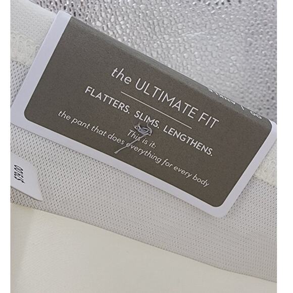 New NWT Chico's The Juliet Ankle Pants Basic In Ecru Size 00 Whit Cream Casual 2 - Picture 8 of 11